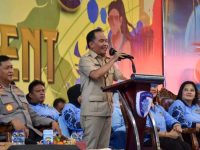 Gubernur Agustiar Sabran membuka Turnamen Bola Voli Kapolda Kalteng Cup II 2026.