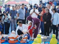 Gubernur Kalteng Agustiar Sabran menghadiri peringatan HARGANAS 2026 di Bundaran Besar Talawang Palangka Raya.