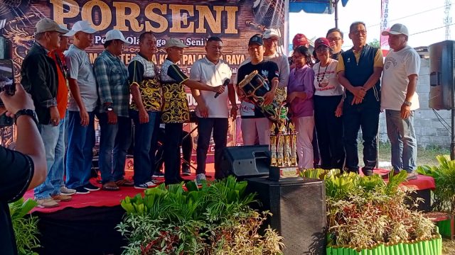 Pembukaan PORSENI V KKD Dusmala-Tebama Kota Palangka Raya dalam rangka HUT RI ke-81.